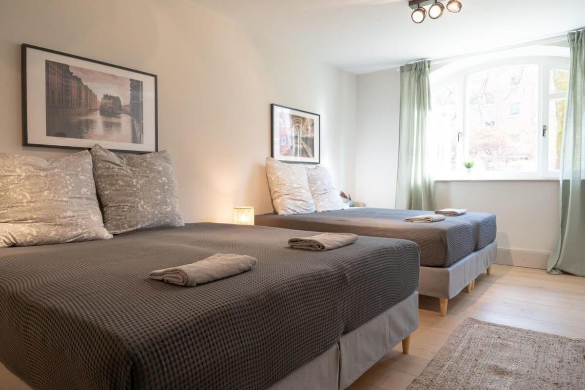 Spacious 3-Bedroom Apartment Near Eilbekpark Hamburg Dış mekan fotoğraf